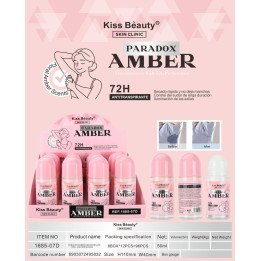 DEO ROLL-ON PARADOX AMBER 50ML 12/U K.B 1685-07D