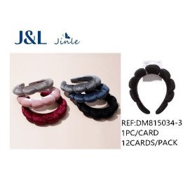 DIADEMA NUBE DE MAQUILLAJE 12/U DM815034-1