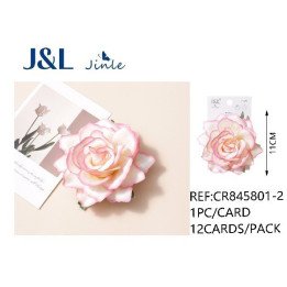 FLOR BROCHE C/PINZA 12/U CR845801-2
