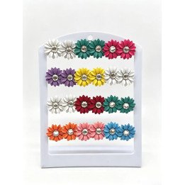 PENDIENTES FLOR ACERO 12/P NS